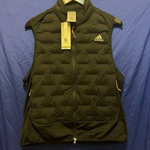 Adidas X-City Vest Women Down Padding Vest Black Running Sz Large (HM3892)